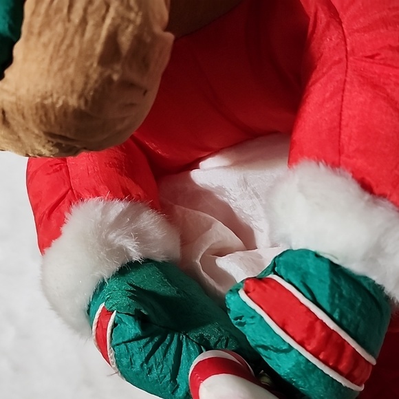 CHRISTMAS STOCKING NEW WITH TAGS  REINDEER / JINGLE BELLS 🔔 - Picture 9 of 9